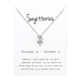 Twelve Constellation Necklace Pendant Female – Jewelry Gift Ideas — 9
