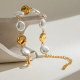 Stainless Steel Pearl Retro Personalized Bracelet – Jewelry Gift Ideas — 6