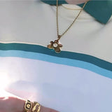 Women's Fashion Gold Small Flower Pendant – Jewelry Gift Ideas — 5