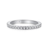 Women's Gypsophila Colored Zircon Single Row Sterling – Gifts for Her — 9