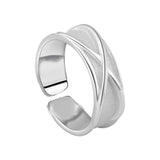 Fashion Alloy Ring Ornament Platinum – Stylish Gifts — 3