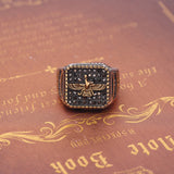Retro Inlaid Teaching Men's Fashion Retro Ring – Stylish Gifts — 12