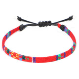 Hand Woven Rainbow Color Anklet Bohemian Style – Stylish Gifts — 13