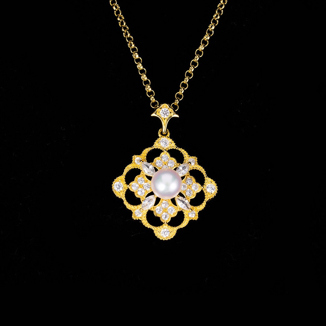 Light Luxury 925 Silver Natural Pearl Pendant – Jewelry Gift Ideas — 1