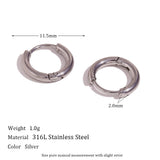 All-match Ear Clip Ear Hoop Jewelry Niche Stainless – Stylish Gifts — 11
