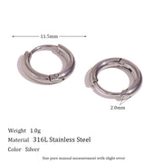 All-match Ear Clip Ear Hoop Jewelry Niche Stainless – Stylish Gifts — 11