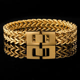 Stainless Steel Bracelet Retro Double Titanium – Jewelry Gift Ideas — 2