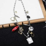 Thick Chain Vintage Distressed Big Heart Pendant – Jewelry Gift Ideas — 6