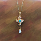 Italian Brati Craft Light Luxury Cross Pearl – Jewelry Gift Ideas — 3