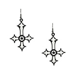Euramerican Dark Gothic Inverted Cross Earrings – Thoughtful Gifts — 1