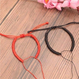 Male And Female Red Rope Couple Beads Threading DIY – Creative Gifts — 1