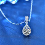 925 Sterling Silver Moissanite Necklace Ladies – Jewelry Gift Ideas — 2