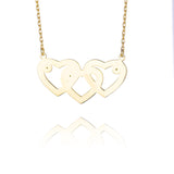 Sterling Silver Triple Heart Inlaid Zircon – Jewelry Gift Ideas — 5