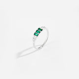 S925 Sterling Silver Green Zircon Ring – Useful Gifts — 6