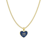 Fashion Color Zodiac Peach Heart Alloy Necklace – Jewelry Gift Ideas — 10