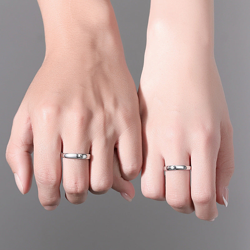 Japanese And Korean Style Couple Ring – Stylish Gifts — 1