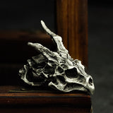 Sterling Silver Brass Demon Dragon Pendant – Jewelry Gift Ideas — 2