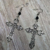 Gothic Dark Angel Cross Alloy Earrings – Useful Gifts — 1