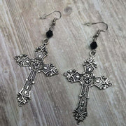 Gothic Dark Angel Cross Alloy Earrings – Useful Gifts — 1
