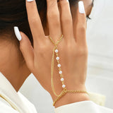 All-match Style Stitching Pearl Chain Link Bracelet – Stylish Gifts — 5