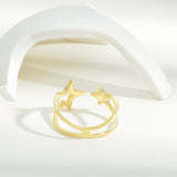 Niche Five-pointed Star Index Finger Ring Female – Stylish Gifts — 4