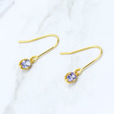 Natural Tanzanite Earrings – Birthday Gifts — 5