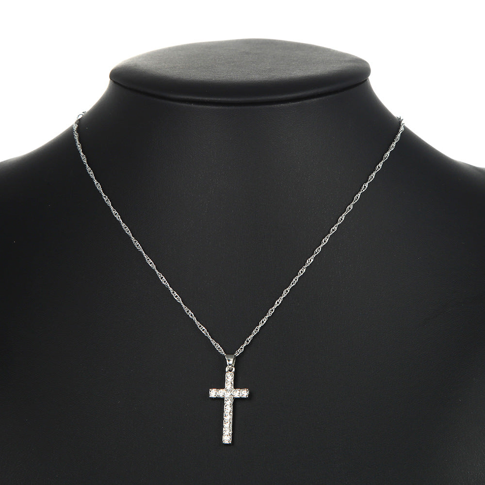 Hip Hop Men's Classic Cross Pendant Necklace – Jewelry Gift Ideas — 1