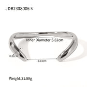 Fashion Stainless Steel Irregular Bracelet – Jewelry Gift Ideas — 2