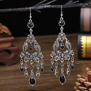 Chinese Style Vintage Drop Earrings With Diamonds – Stylish Gifts — 3