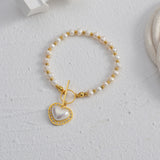 French Fashion Light Luxury Pearl Bead Chain Bracelet – Stylish Gifts — 5