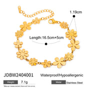 Women's 18K Gold Little Daisy Earrings – Gifts for Her — 10