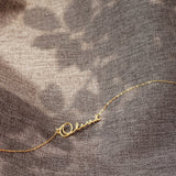 Women's Personalized Name 18k Gold Necklace – Jewelry Gift Ideas — 8
