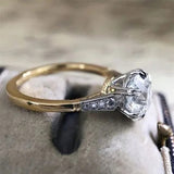 Hand Jewelry Brass Plated Two Tone Zircon Women's – Jewelry Gift Ideas — 2