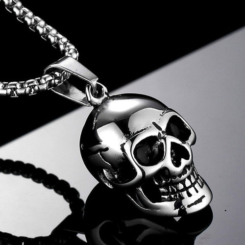 Classic Simple Versatile Stainless Steel Skull – Jewelry Gift Ideas — 2