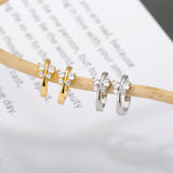 Stainless Steel Butterfly Stud Earrings For Women – Gifts for Her — 3
