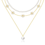 Design-forward Minimalist Multi-layer Necklace – Jewelry Gift Ideas — 16