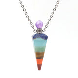 Natural Seven-color Stitching Crystal Stone – Jewelry Gift Ideas — 10