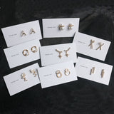 Trendy Sterling Silver Needle Stud Earrings For Women – Stylish Gifts — 1