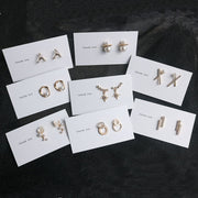 Trendy Sterling Silver Needle Stud Earrings For Women – Stylish Gifts — 1
