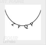 Personalized Alphabet Name Necklace DIY – Jewelry Gift Ideas — 7
