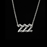 Fashion Vintage Double Cutout Number Necklace – Jewelry Gift Ideas — 3