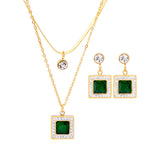 Women's Fashion Double Layer Zirconia Pendant – Jewelry Gift Ideas — 5