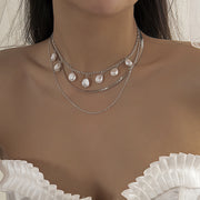 Metal Style Sweet Cool Pearl Necklace – Jewelry Gift Ideas — 6
