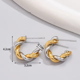 E04 New Classic Mini Twist Fashionable Earrings – Practical Gifts — 6
