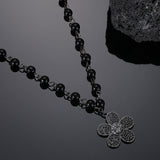 Small Flower Sparkling Beaded Necklace – Jewelry Gift Ideas — 6