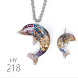 Dolphin Steampunk Electronic Pendant Necklace – Jewelry Gift Ideas — 2