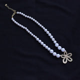 Women's Fashion Flower Bead Bow Necklace – Jewelry Gift Ideas — 4