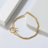 Fried Dough Twists Chain Diamond Bracelet – Jewelry Gift Ideas — 2