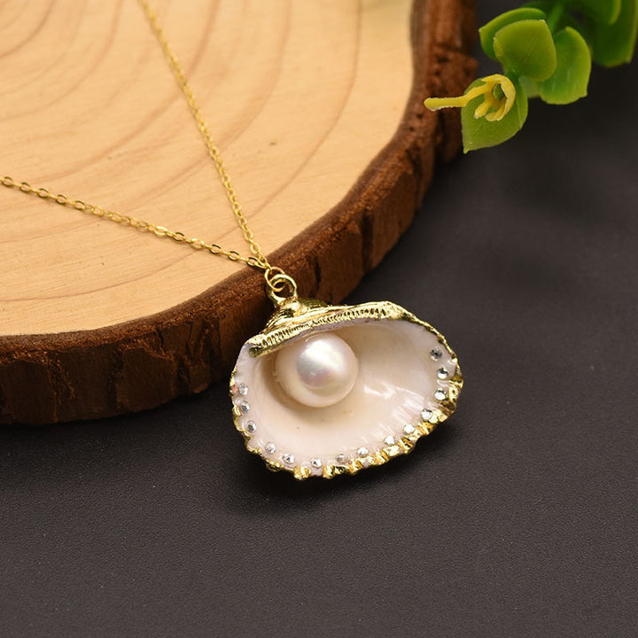 Pearl Necklace 925 Sterling Silver Shell Jewelry – Jewelry Gift Ideas — 1