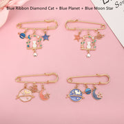 Cute Girl Heart Cartoon Metal Brooch – Jewelry Gift Ideas — 3